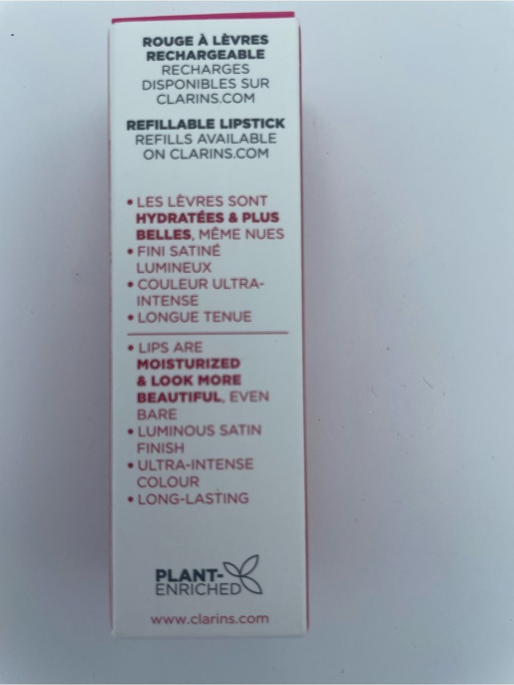 Clarins Joli Rouge Lipstick 744 Soft Plum - Plum Pink Shade - Picture 6 of 6